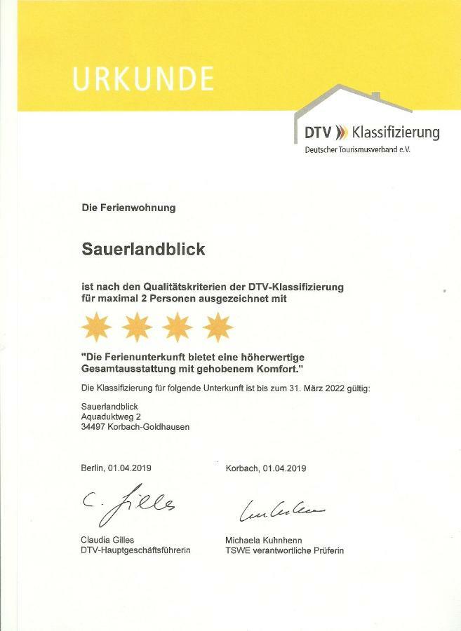 Ferienwohnung Sauerlandblick Goldhausen Zewnętrze zdjęcie